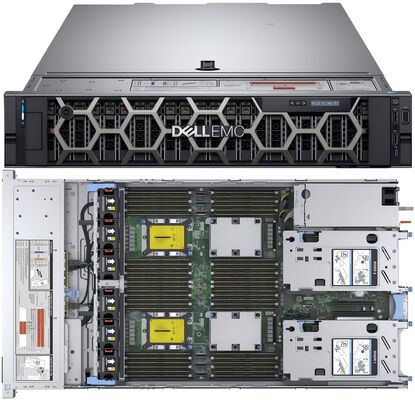 2U Rack Mounting Dell Poweredge Server R840 RDIMM LRDIMM
