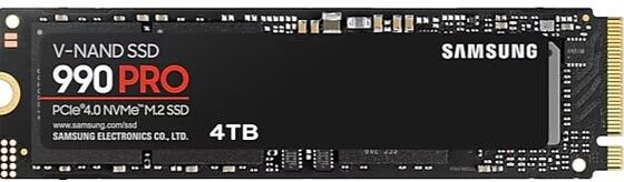 PCIe Gen 4.0 Samsung 990 PRO NVMe M.2 4TB SSD Internal Hard Disk For Laptop