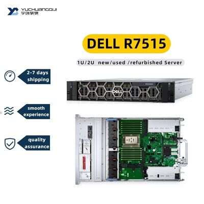 Second Hand Storage Intensive Dell Emc Poweredge R7515 2u Sas Sata Nvme Direct Connection Vsan Ready Node Server