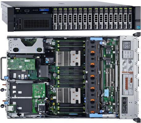 2U Rack Dell PowerEdge R730 Server 768GB For HPC E-Commerce