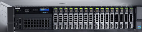 2U Rack Dell PowerEdge R730 Server 768GB For HPC E-Commerce