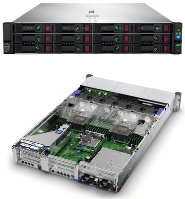 3TB DDR4 HPE ProLiant Server DL380 GEN10 12SFF 10GbE 25GbE