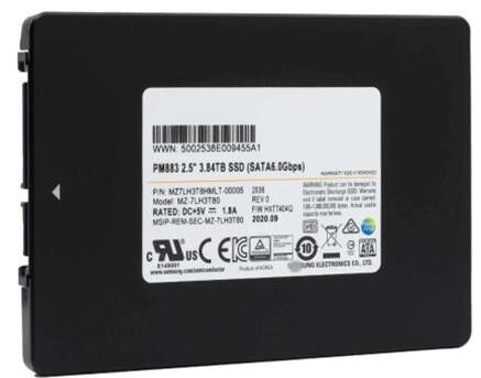 Samsung  3.84TB 2.5 inch SATA 6.0 Gbps SSD Solid State Drive for Server Use