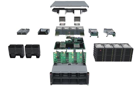 NVMe SSDs 4U Rack Huawei Fusion Server 5288 V5 Hybrid Storage
