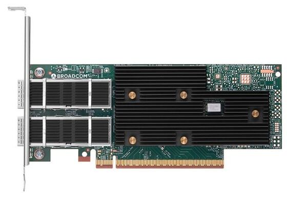 200G Nic Network Interface Controller Dual Port QSFP112 BCM957608-P2200GQF00