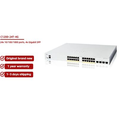 C1200 Series 24x 10/100/1000 Ethernet Switch with 4x Gigabit SFP and Layer 3 Switching