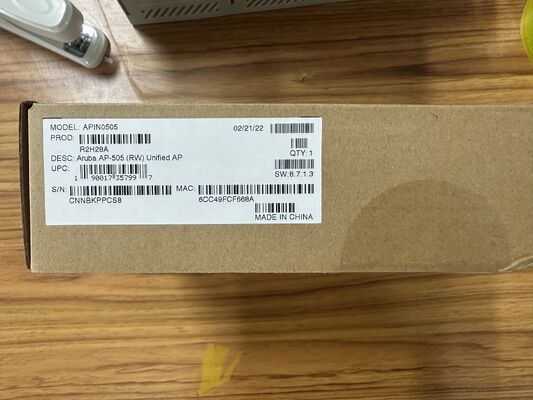 Aruba AP-505 Series Wireless AP with 0.65kg Weight and 200.0mm*180mm*60.0mm Dimension for High-Speed Connectivity