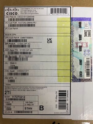 Original New Cisco C1300-24P-4G 24-port GE PoE Switch with 195W PoE Budget and 56 Gbps Switching Capacity