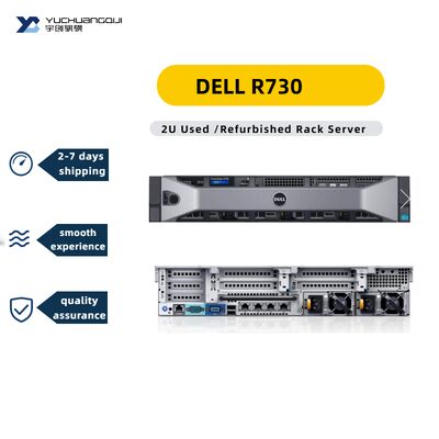 Used PowerEdge R730 Server 2U Rack Server with Intel Xeon E5-2600 v3/v4 Series and 24 DDR4 DIMM Slots