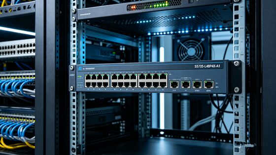 CloudEngine S5735-L48P4X-A1 48 10/100/1000BASE-T Ethernet Ports, 4 10G SFP+ Ports