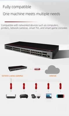 HW CloudEngine Latest POE Network Switch 48 Ports S5735-S48P4XE-V2