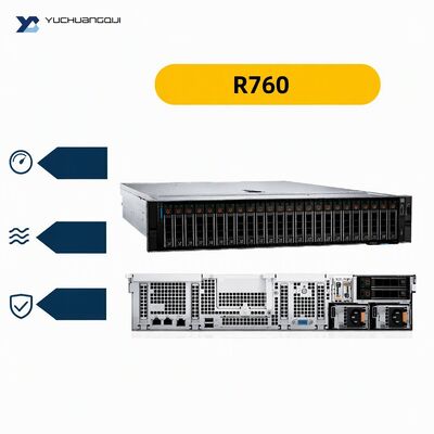 Hot Selling for PowerEdge R760 2U 2-Socket Intel Xeon Rack Server Databases, Virtualization, AI Training in Stock