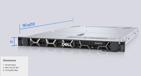Dell Poweredge Server PowerEdge R650 offers scalable memory and storage options with up to 12 NVMe drives and 32 DDR4 DIMMs